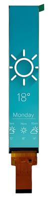 6.9 Inch Capacitive Touch Long Strip LCD Display 400cd/M2 Brightness 280×1424