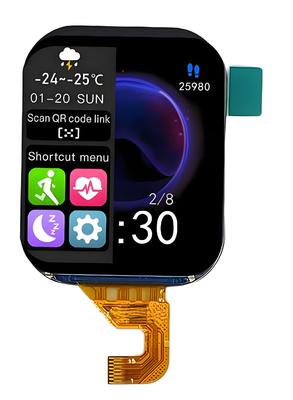 2,01 inch TFT IPS Industrieel LCD Scherm met 240x296 Resolutie 450cd/m2 Helderheid