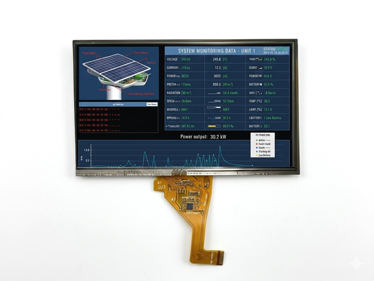 7.0 بوصة TN TFT LCD Module 800*480 عرض RGB متعدد الوضوح للمعدات الطبية