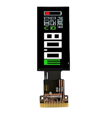 شراء تصميم مخصص لشاشة LCD TFT IPS مقاس 0.96 بوصة وسطوع 400 شمعة/متر مربع للتطبيقات الصناعية online manufacture